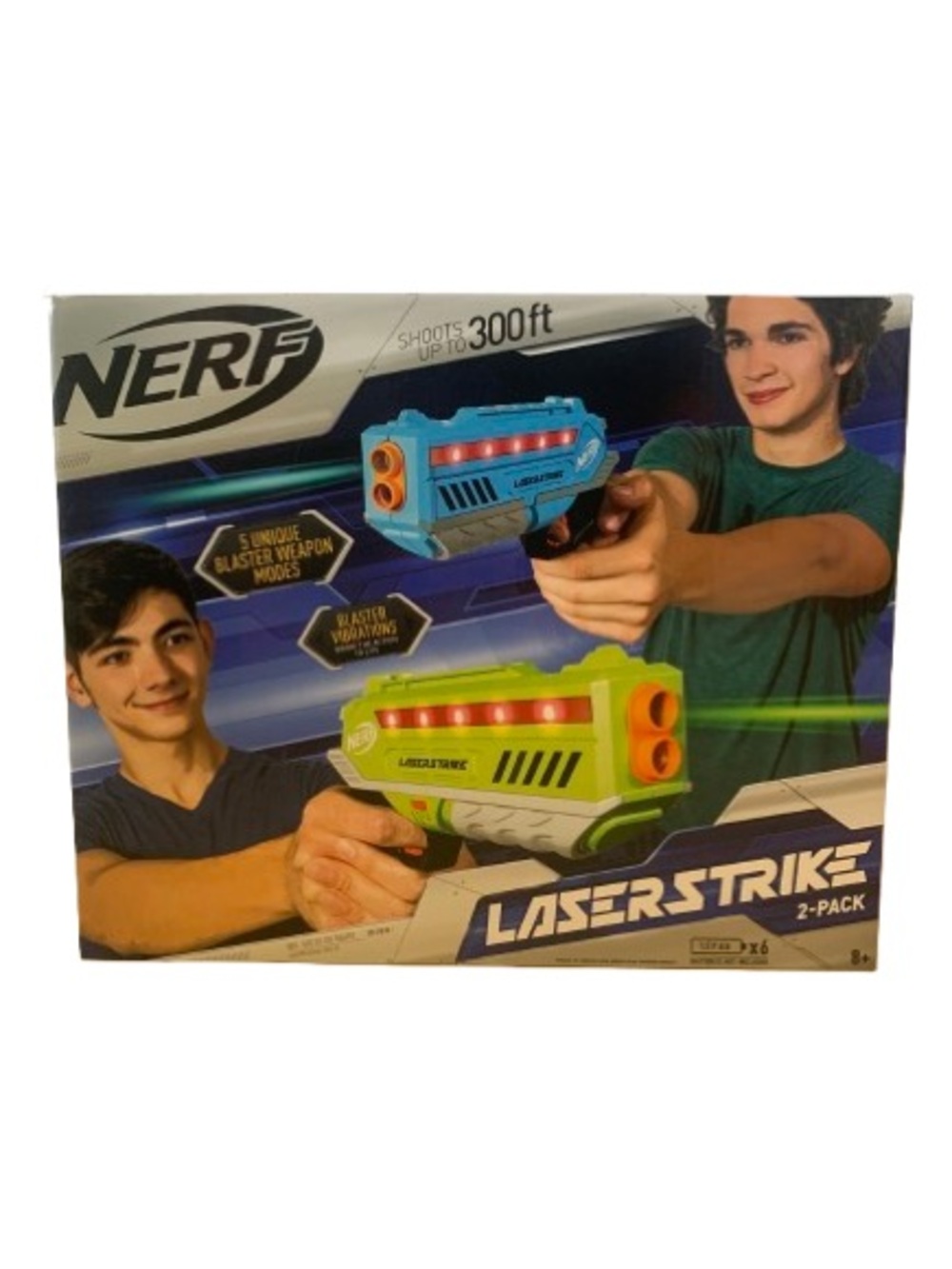 NIB. Nerf Laserstrike 2-Pack Electronic Blaster Set
